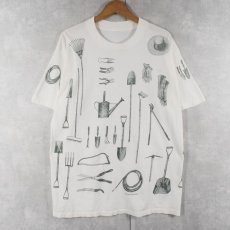 画像1: 90's rel-e-vant products 工具プリントTシャツ (1)
