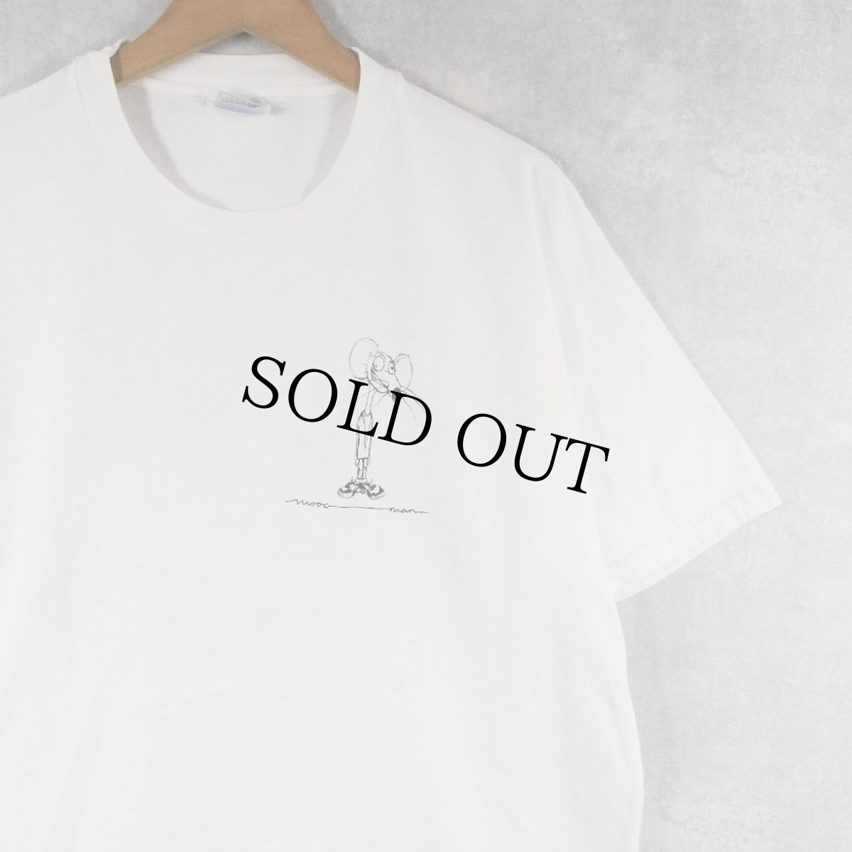 画像2: 90〜2000's イラストプリントTシャツ XL (2)