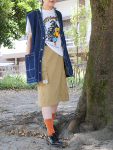 画像1: Dickies カーゴラップスカート W31 (1)