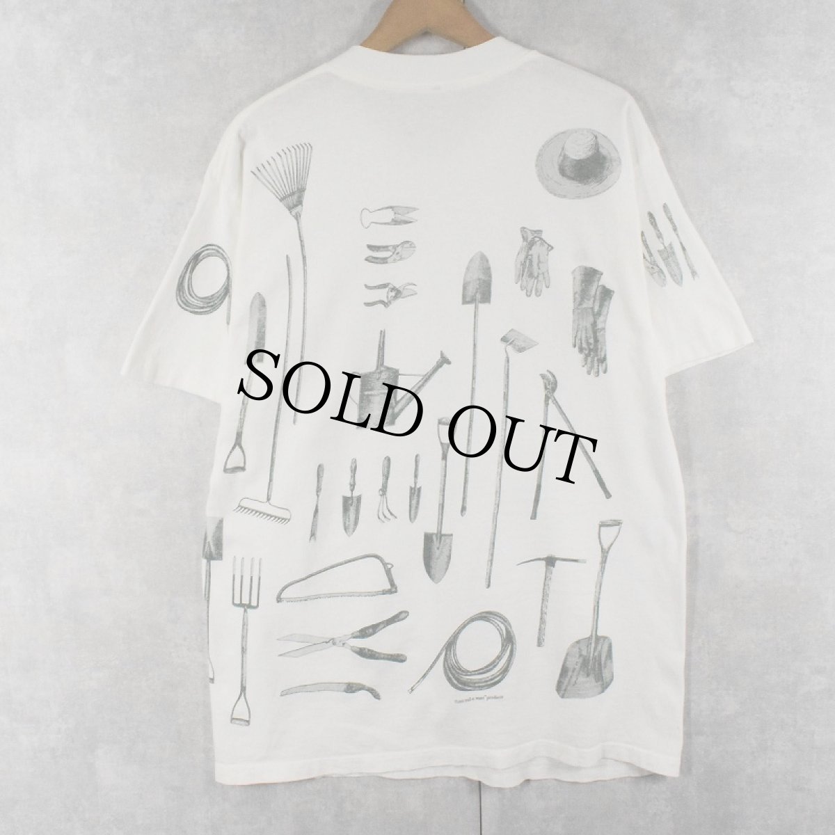 画像2: 90's rel-e-vant products 工具プリントTシャツ (2)