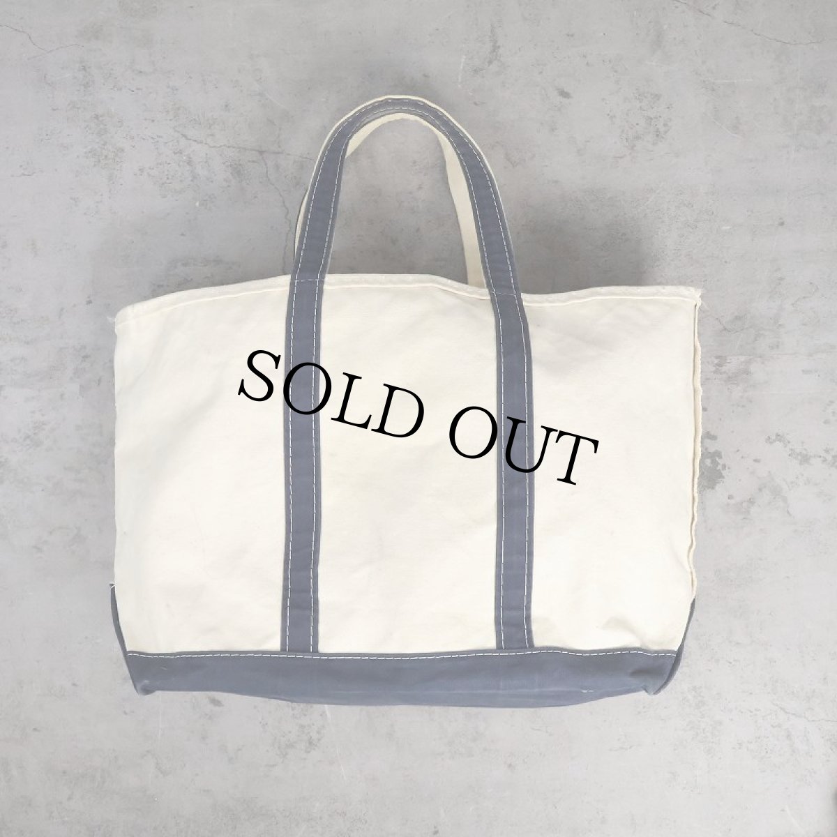画像1: L.L.Bean "BOAT AND TOTE" ジップトップキャンバストートバッグ LARGE (1)