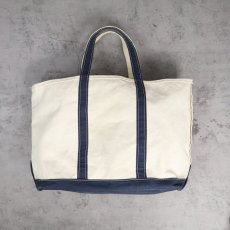 画像1: L.L.Bean "BOAT AND TOTE" ジップトップキャンバストートバッグ LARGE (1)