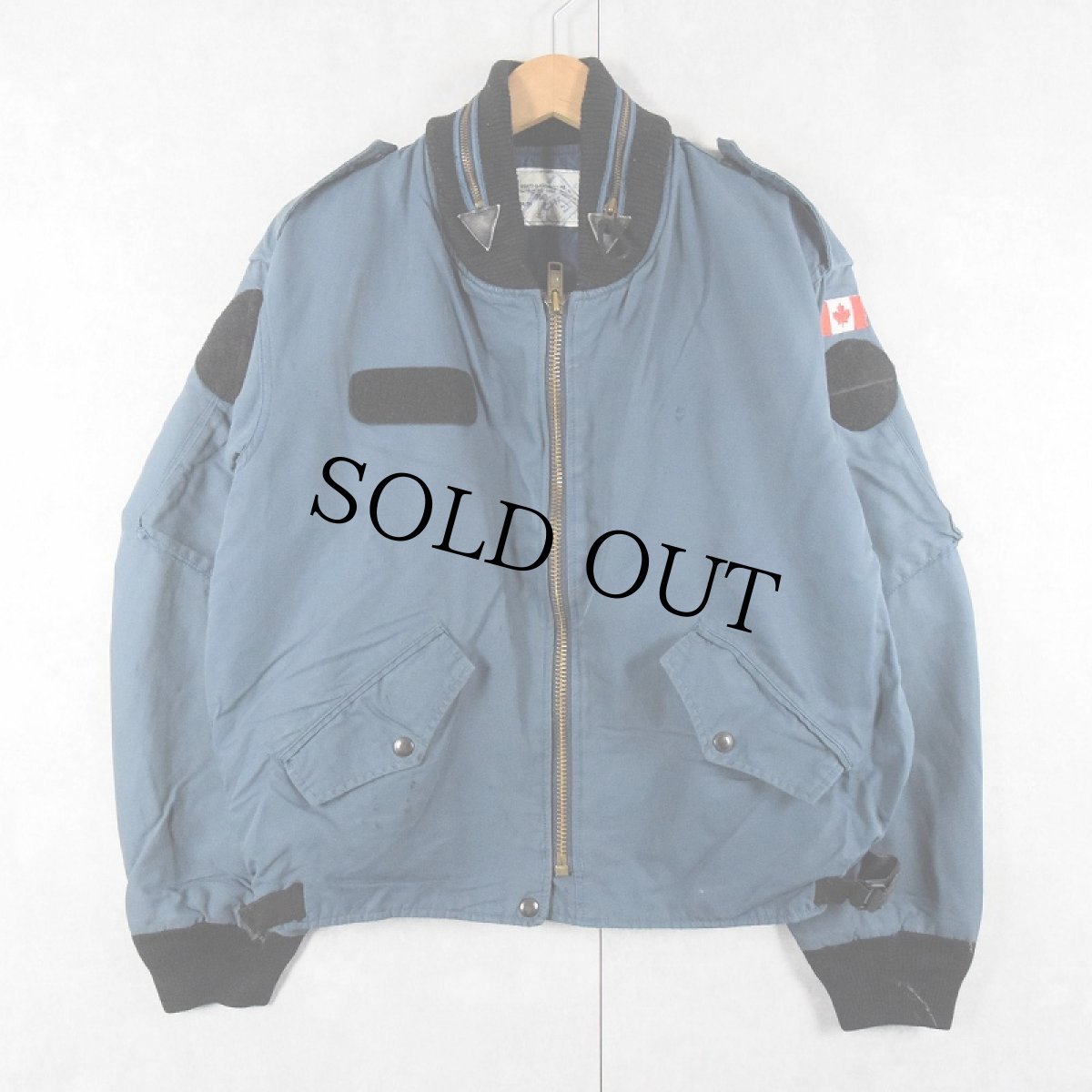 画像2: 90's ROYAL CANADIAN AIR FORCE フライトジャケット SIZE7040 (2)