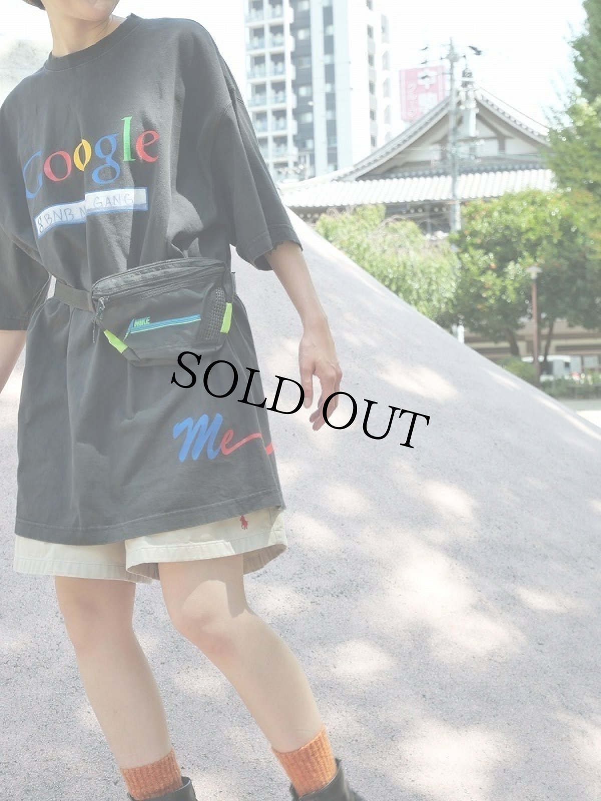 画像2: Google "BNB NOPE GANG" 企業ロゴ プリントTシャツ BLACK 2XL (2)