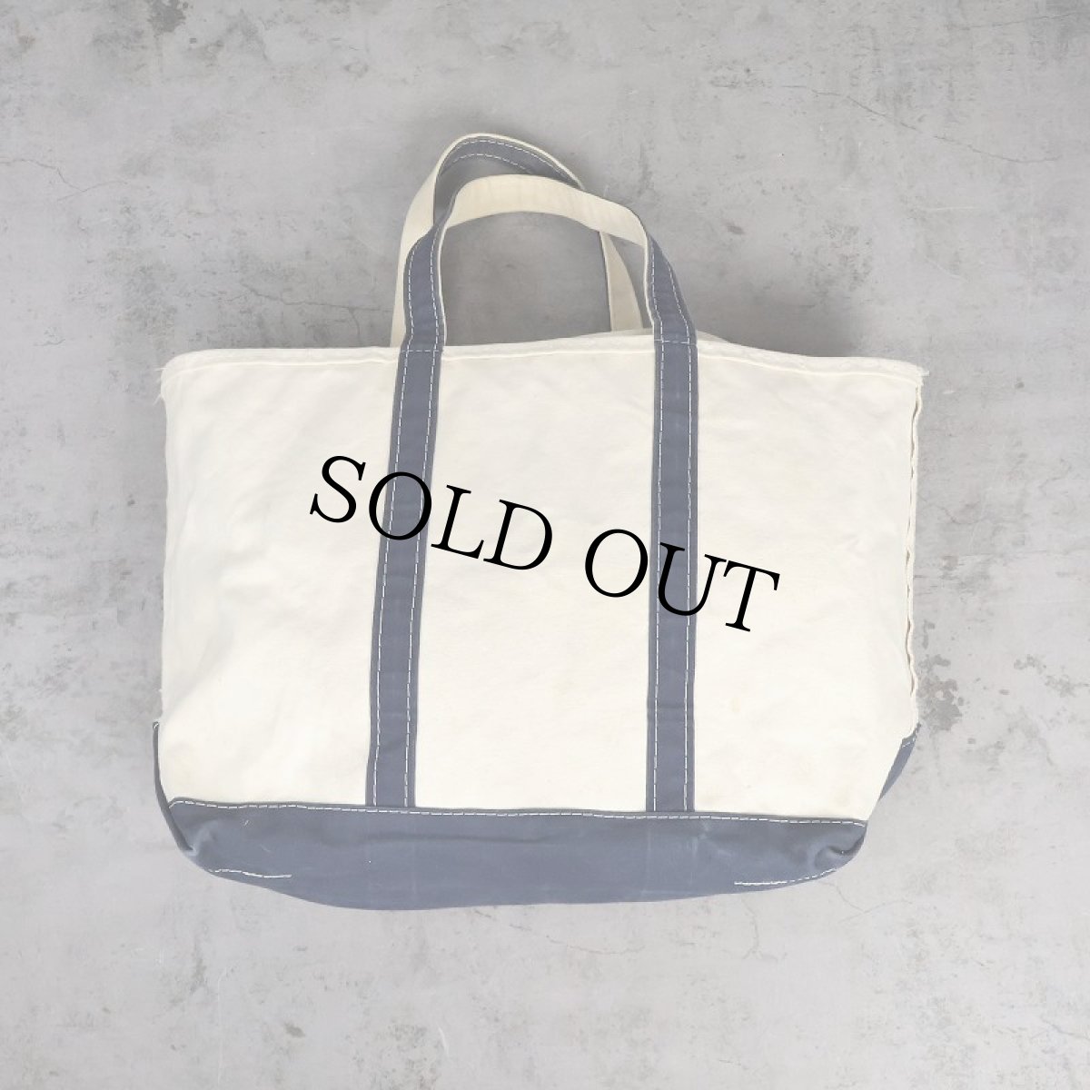 画像2: L.L.Bean "BOAT AND TOTE" ジップトップキャンバストートバッグ LARGE (2)