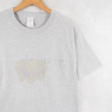 画像1: エイリアンプリント ポケットTシャツ M (1)