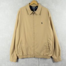 画像1: POLO Ralph Lauren ロゴ刺繍 ポリエステルスイングトップ XLT (1)