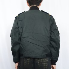 画像3: 80's ROYAL CANADIAN AIR FORCE "CAF GREEN" フライトジャケット size6637 (3)