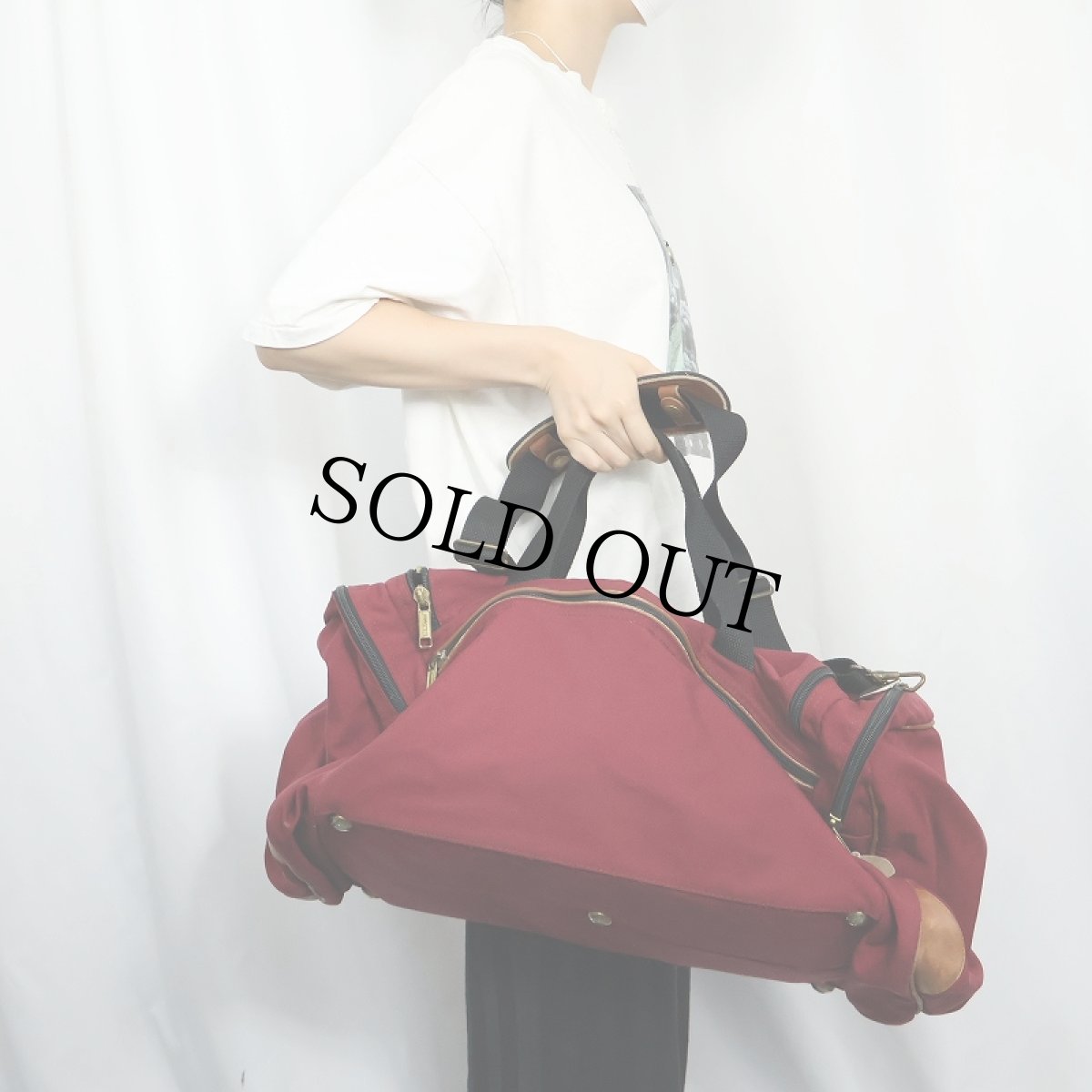 画像2: 80's L.L.Bean ボストンバッグ (2)