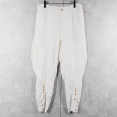 画像1: 〜40's コットンツイル ジョッパーズパンツ W35 (1)