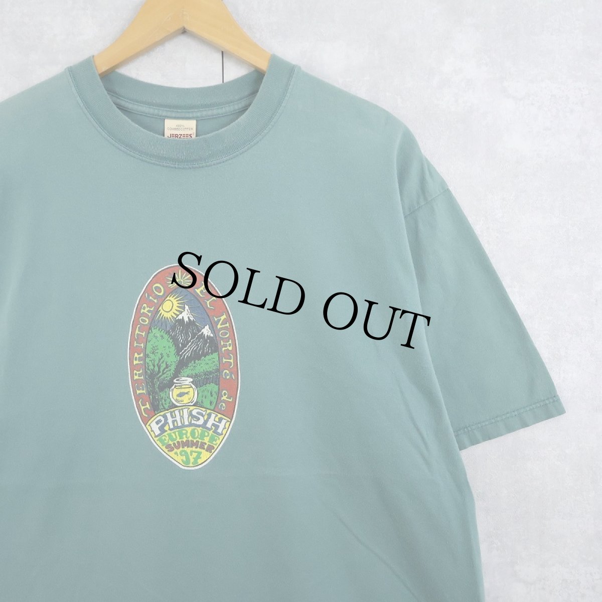 画像2: 【SALE】 90's PHISH "EUROPE SUMMER '97" ロックバンド プリントTシャツ XL (2)