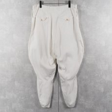 画像2: 〜40's コットンツイル ジョッパーズパンツ W35 (2)