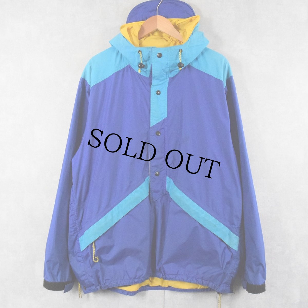 画像1: 90's REI USA製 "GORE-TEX" 切り替えデザイン ナイロンマウンテンパーカー L (1)