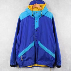 画像1: 90's REI USA製 "GORE-TEX" 切り替えデザイン ナイロンマウンテンパーカー L (1)