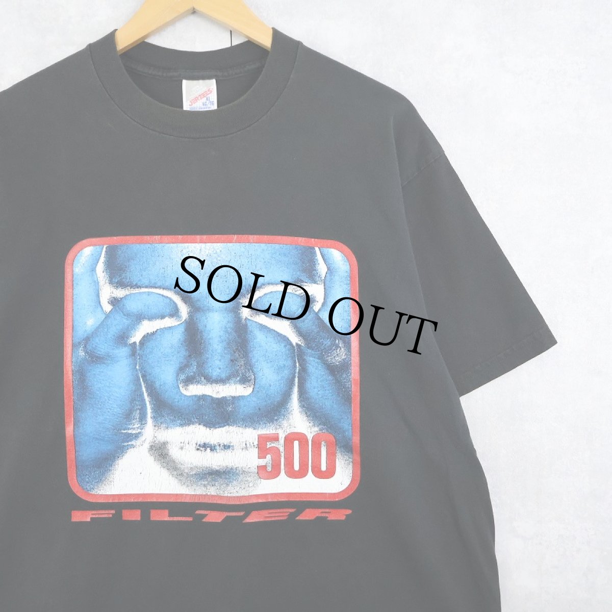 画像1: FILTER 500 インダストリアル・ロックグループ プリントTシャツ BLACK XL (1)