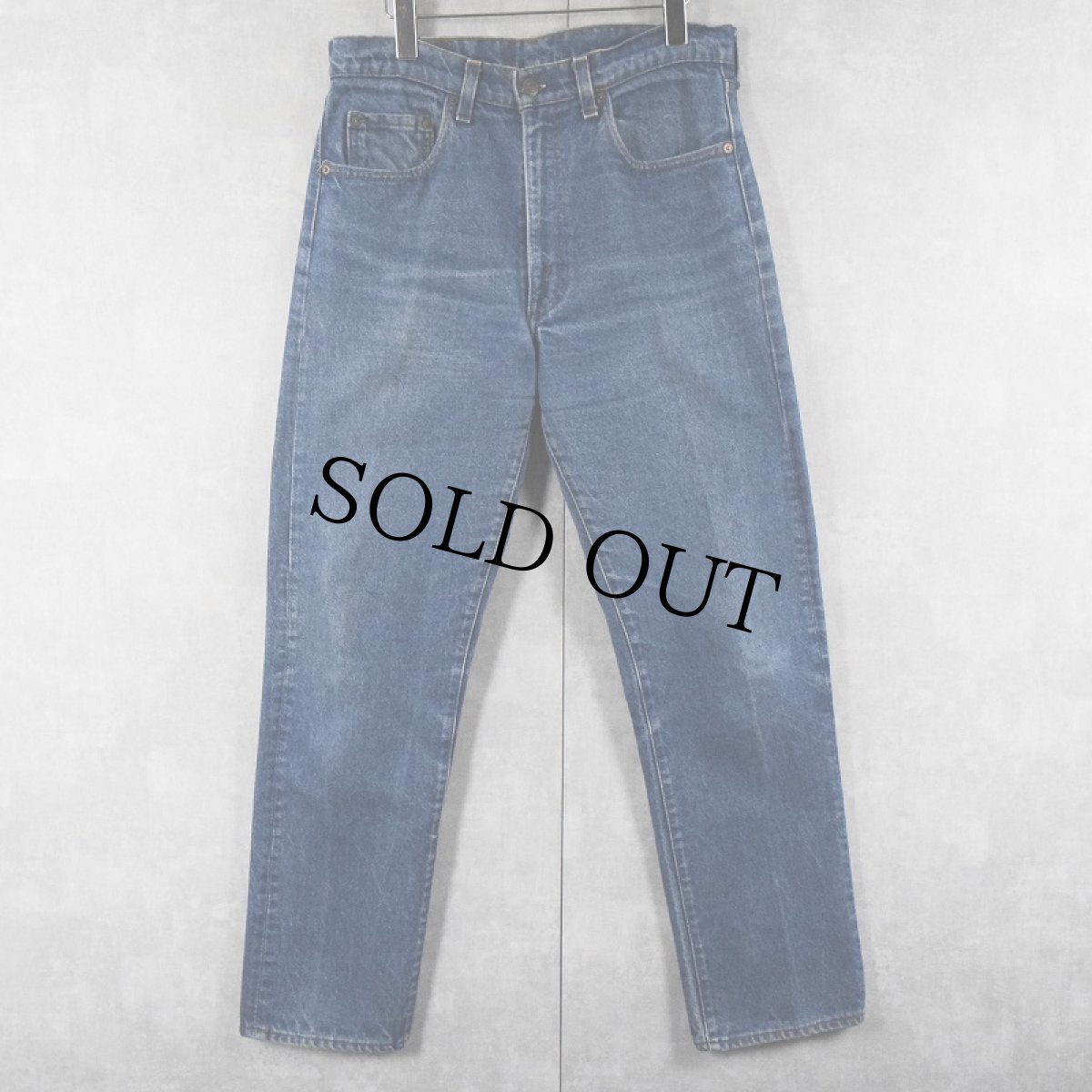 画像1: 80's Levi's 505-0217 USA製 内股シングル デニムパンツ W32 (1)