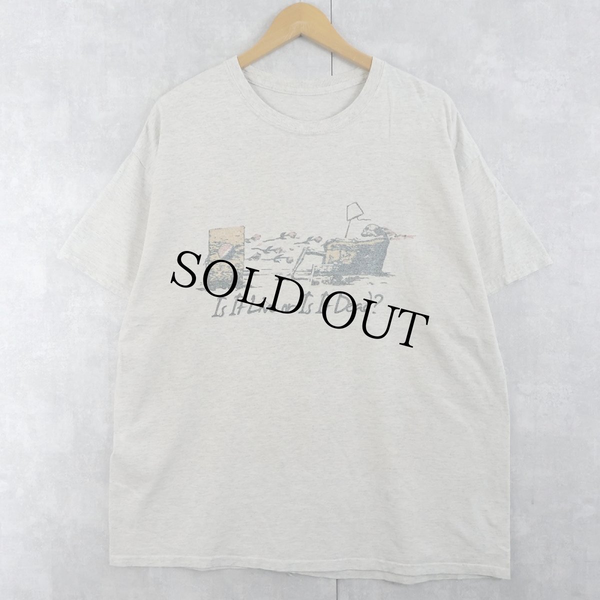 画像1: GRATEFUL DEAD "Is It Live or Is It Dead?" パロディプリント ロックバンドTシャツ (1)