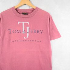 画像1: 90's TOM&JERRY USA製 "Calvin Klein" パロディプリントＴシャツ M (1)