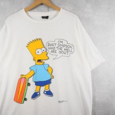 画像1: 90's THE SIMPSONS USA製 キャラクタープリントTシャツ XL (1)
