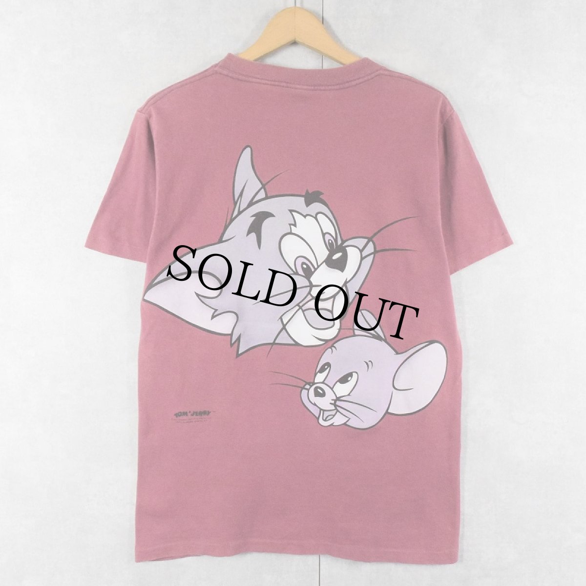 画像2: 90's TOM&JERRY USA製 "Calvin Klein" パロディプリントＴシャツ M (2)