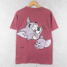 画像2: 90's TOM&JERRY USA製 "Calvin Klein" パロディプリントＴシャツ M (2)