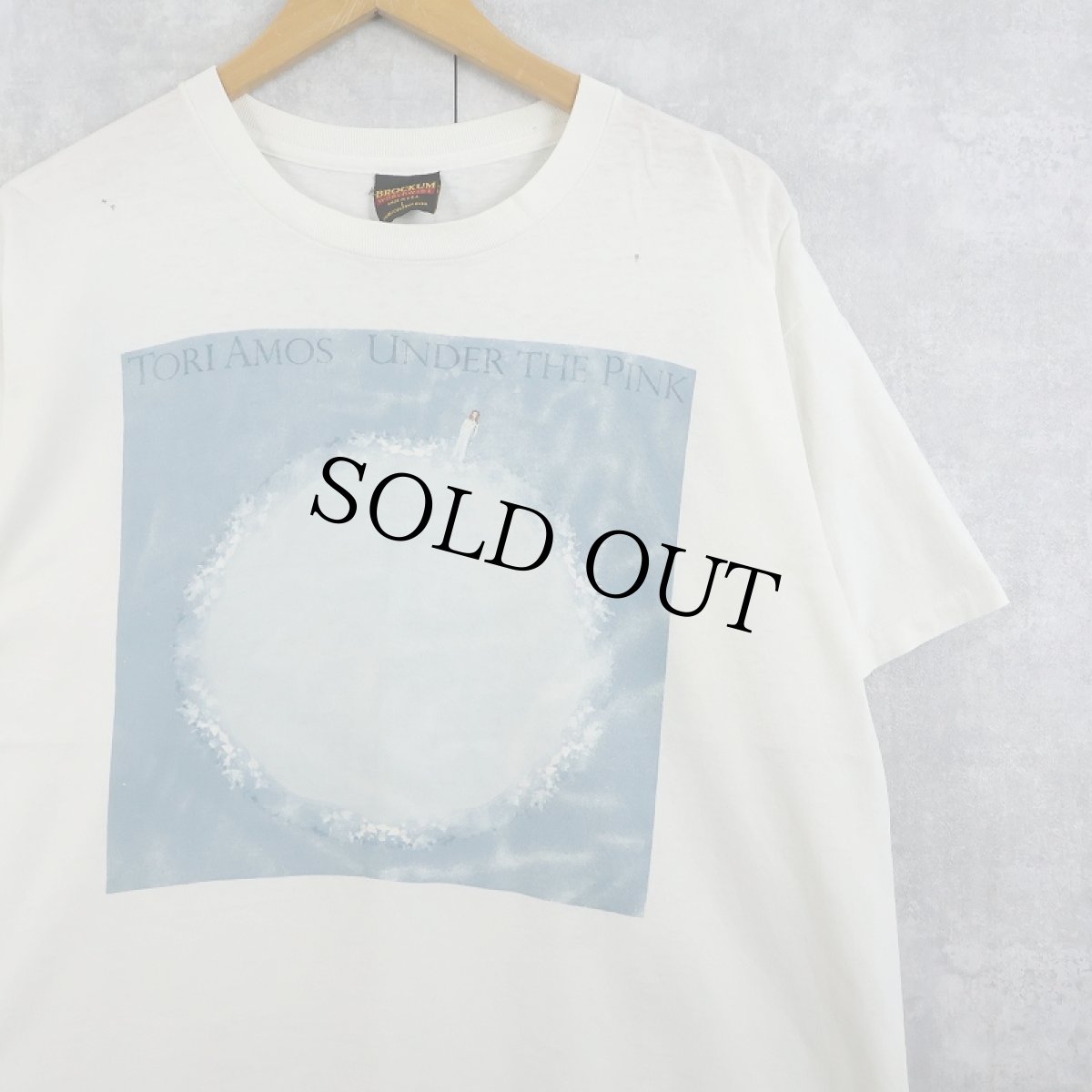 画像1: 90's TORI AMOS USA製 "UNDER THE PINK" シンガーソングライター アルバムプリントTシャツ L (1)