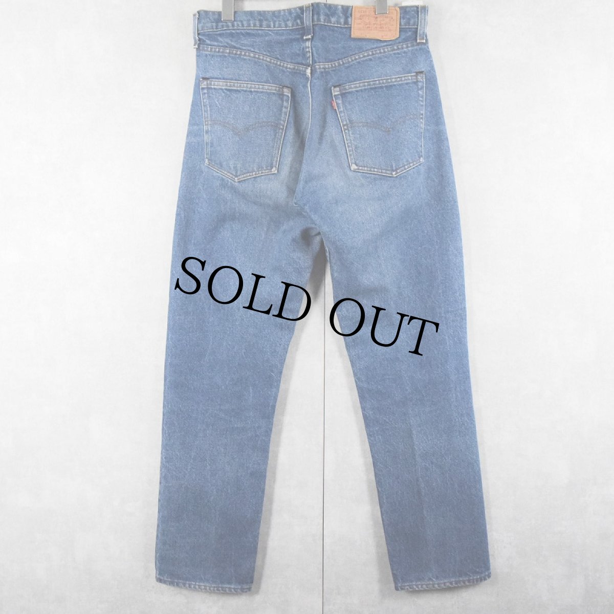 画像2: 80's Levi's 505-0217 USA製 内股シングル デニムパンツ W32 (2)