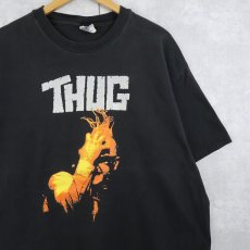 画像1: THUG ハードコア・パンクバンド プリントTシャツ BLACK XL (1)