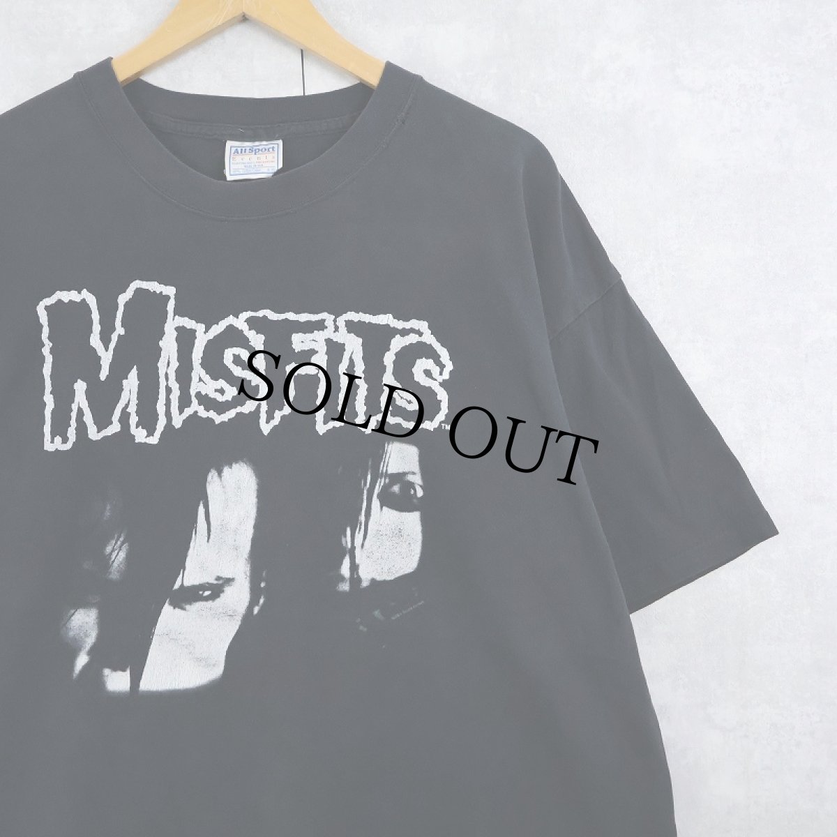 画像1: MISFITS ハードコアパンクバンド プリントTシャツ BLACK XL (1)