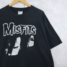 画像1: MISFITS ハードコアパンクバンド プリントTシャツ BLACK XL (1)