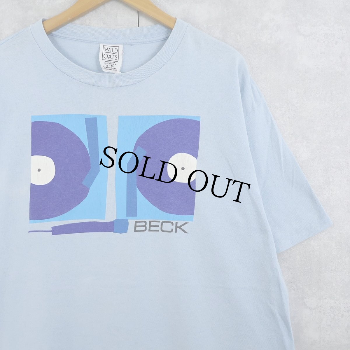 画像1: BECK USA製 ミュージシャン プリントTシャツ XL (1)