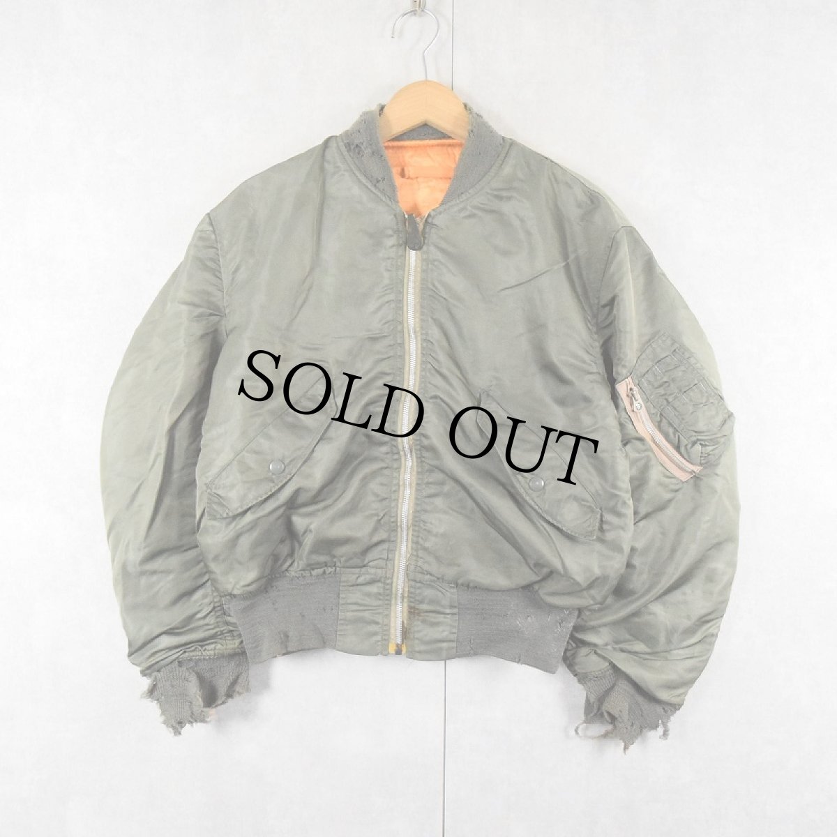 画像1: 70's U.S.AIR FORCE L-2B フライトジャケット MEDIUM (1)