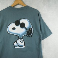 画像1: 90's SNOOPY JOE COOL USA製 キャラクターパロディプリントTシャツ L (1)