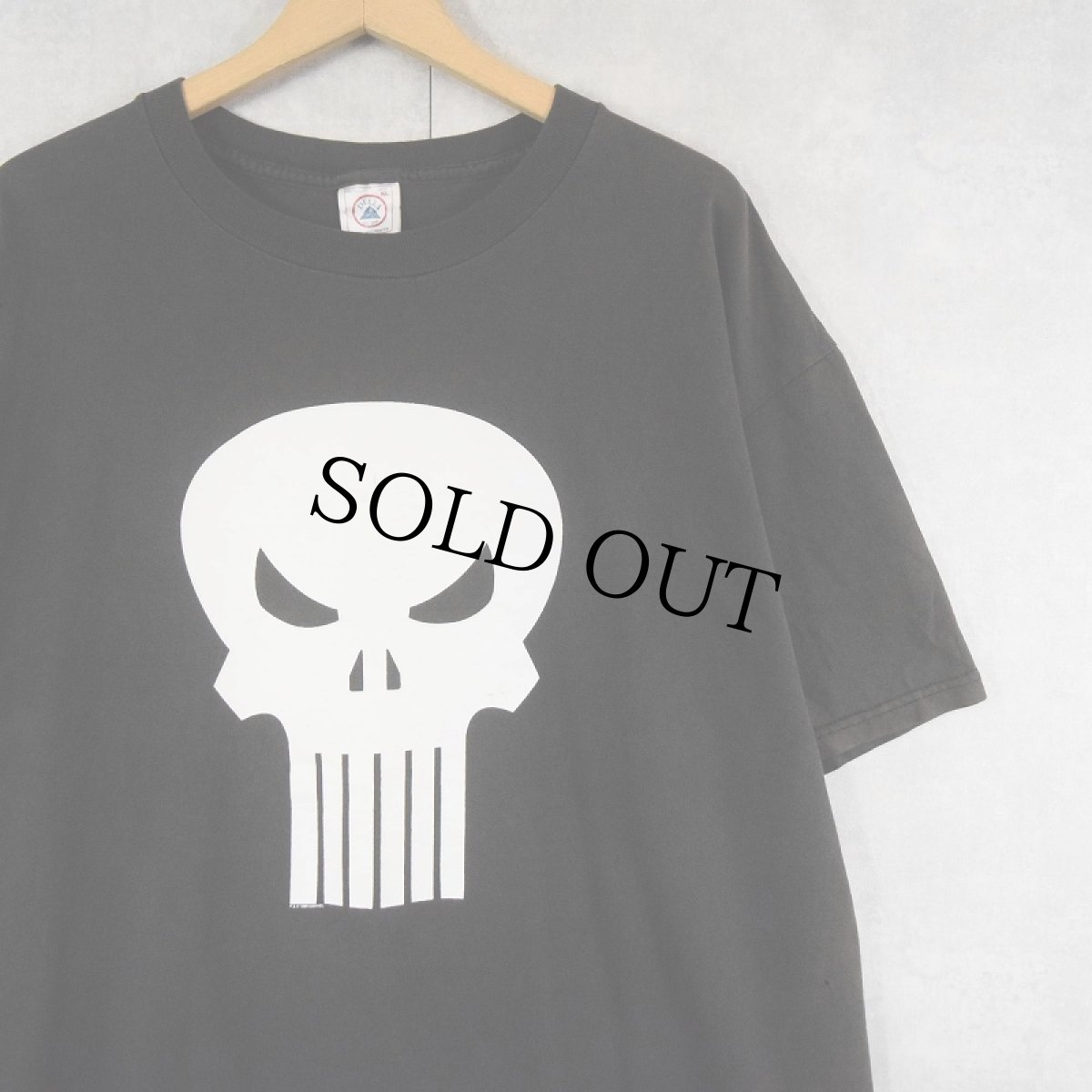 画像1: 90's MARVEL USA製 "THE PUNISHER" アメコミプリントTシャツ BLACK XL (1)