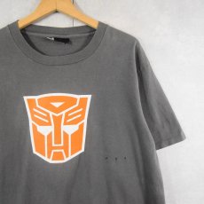画像1: 2000's Transformers USA製 アニメプリントTシャツ L (1)