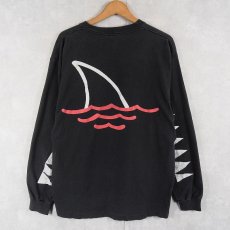 画像3: 90's JIMMY BUFFETT USA製 "Recession Reces TOUR '92" ミュージシャンロンT BLACK XL (3)