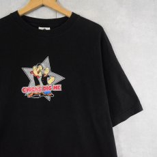 画像1: 2000's POPEYE キャラクタープリントTシャツ BLACK XL (1)