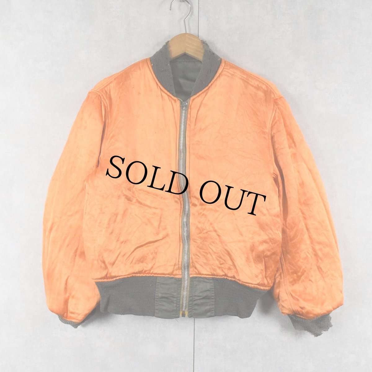 画像2: 70's U.S.AIR FORCE L-2B フライトジャケット MEDIUM (2)