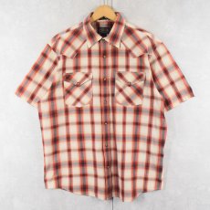 画像1: PENDLETON "FRONTIER" オンブレーチェック柄 ウエスタンシャツ (1)