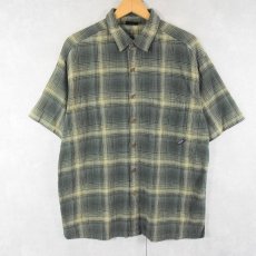 画像1: 2000's Patagonia "ORGANIC COTTON" チェック柄 コットンシャツ  (1)
