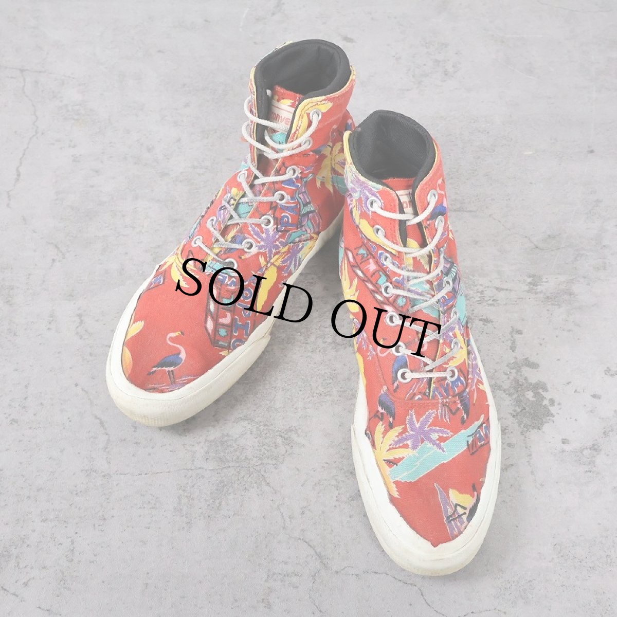 画像1: 80's CONVERSE SKID GRIP CON-RAD "RED PACIFIC" US9 (1)