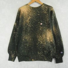 画像1: 90's Champion REVERSE WEAVE USA製 ブリーチ加工 目付きスウェット XL (1)