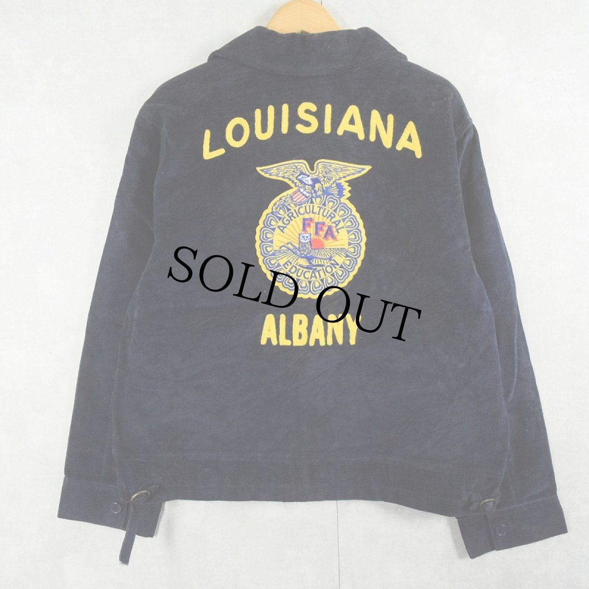 画像1: FFA "LOUISIANA ALBANY" ファーマーズコーデュロイジャケット NAVY SIZE100-44 (1)
