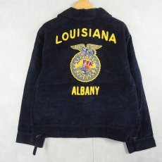 画像1: FFA "LOUISIANA ALBANY" ファーマーズコーデュロイジャケット NAVY SIZE100-44 (1)