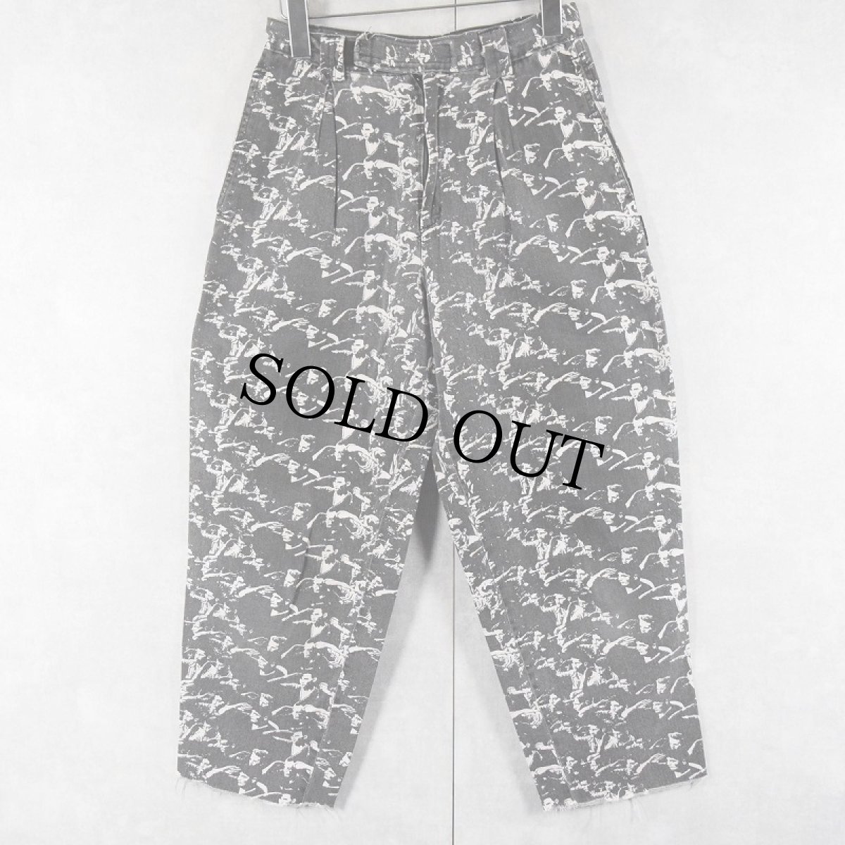 画像3: 80's Team Haro フォトプリント コットンタックパンツ W27 (3)