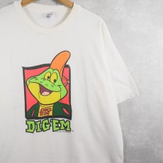 画像1: 90's Kellogg "DIG'EM" シリアル企業 キャラクタープリントTシャツ XL (1)