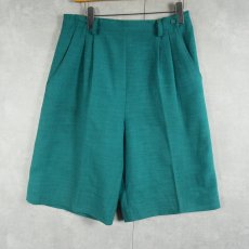 画像2: 90's Liz Davenport 2タックショーツ W32 (2)