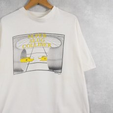 画像1: 90's USA製 "SUPER SLUG COLLINDER" イラストプリントTシャツ XL (1)