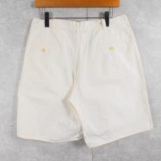 画像2: 90's POLO Ralph Lauren USA製 2タックチノショーツ W33 (2)