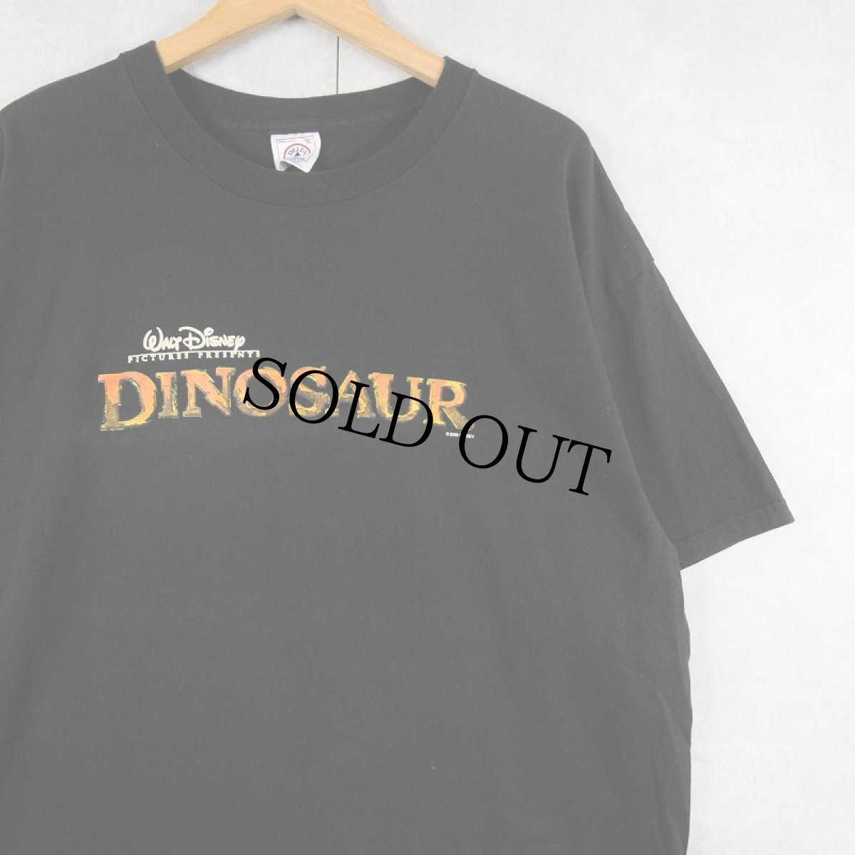 画像2: 2000's Disney DINOSAUR 映画プリントTシャツ BLACK XL (2)